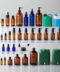 1000ml Amber Glass Bottle with Screw Cap