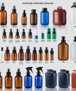 1000ml Amber Glass Bottle with Mist Sprayer