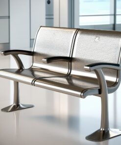 Two Seater Polyurethane Airport Seating Bench