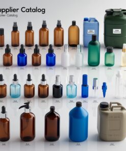 10000ml Amber Glass Bottle with Lotion Cap