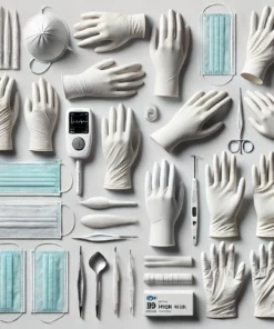 vibrant latex powder free gloves