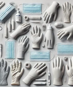 vibrant latex powder free High risk exam ination gloves