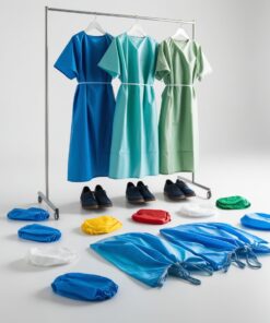 disposable isolation gown (50gsm)