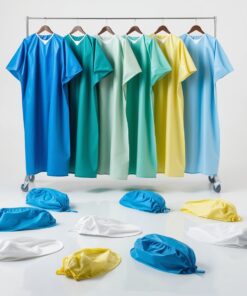 Disposable STERILE surgical/folio NON REINFORCED gown - 1 unit (50gsm)
