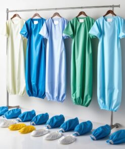 disposable isolation gown (50gsm)
