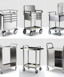 hospital table trolley