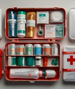 First aid box supplies