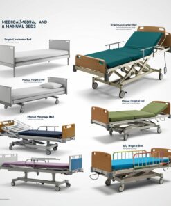 2 crank Hospital bed
