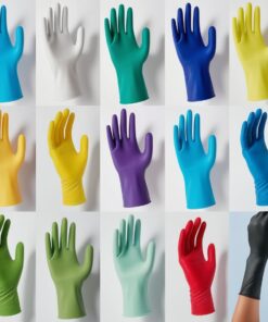 Evergreen latex gloves