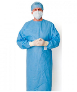 Disposable STERILE Reinforced Surgical gown - 1 unit (50gsm) Standard Brand