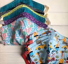 White - Triple Layer - Fabric Face Mask - Pack of 4