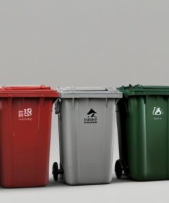120 litre rubbish bin