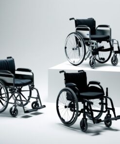 Wheelchair Allum/Nylon Lightweight Detachable Arm & Foot Rest