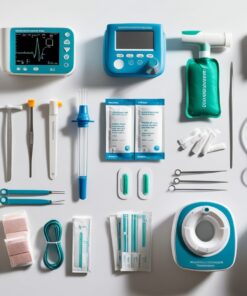 BP Meter Aneroid Palm ABS Gauge - Blue