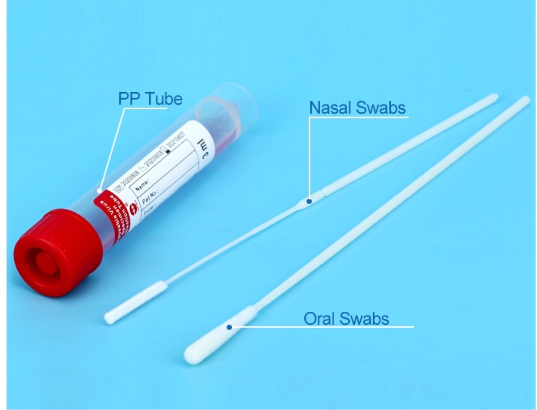 collecting nasopharyngeal swab