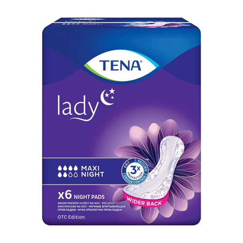 Tena Lady Maxi Night 8x6pcs)