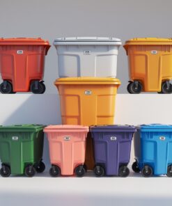 770 liter blue wheelie bin