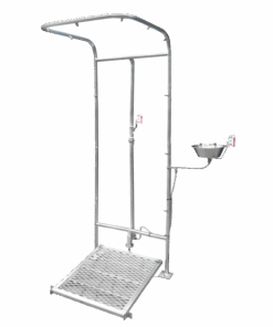Double Combo Operated Safety Shower