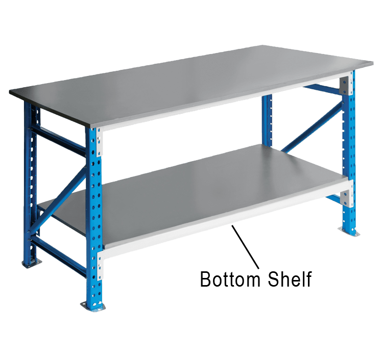 Industrial Workbench – Bottom Shelf Only
