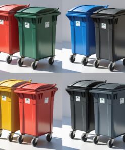 Self-Adhesive Wheelie Bin Numbers